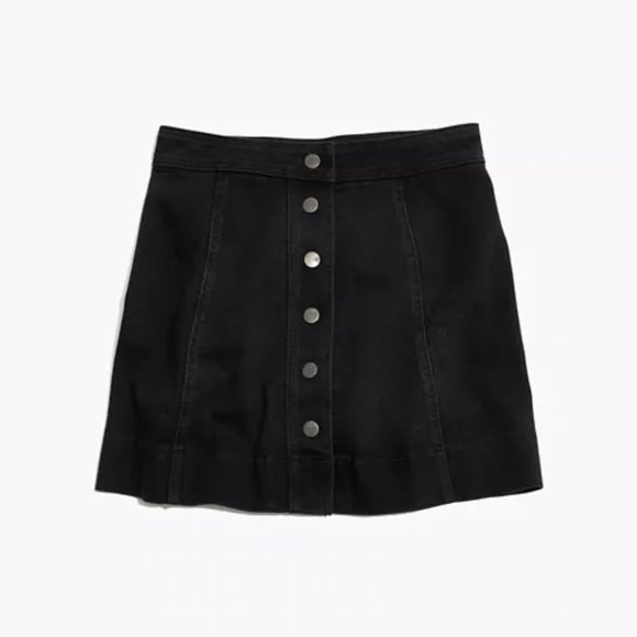 Madewell Metropolis Skirt in Rawley wash - Picture 4 of 7
